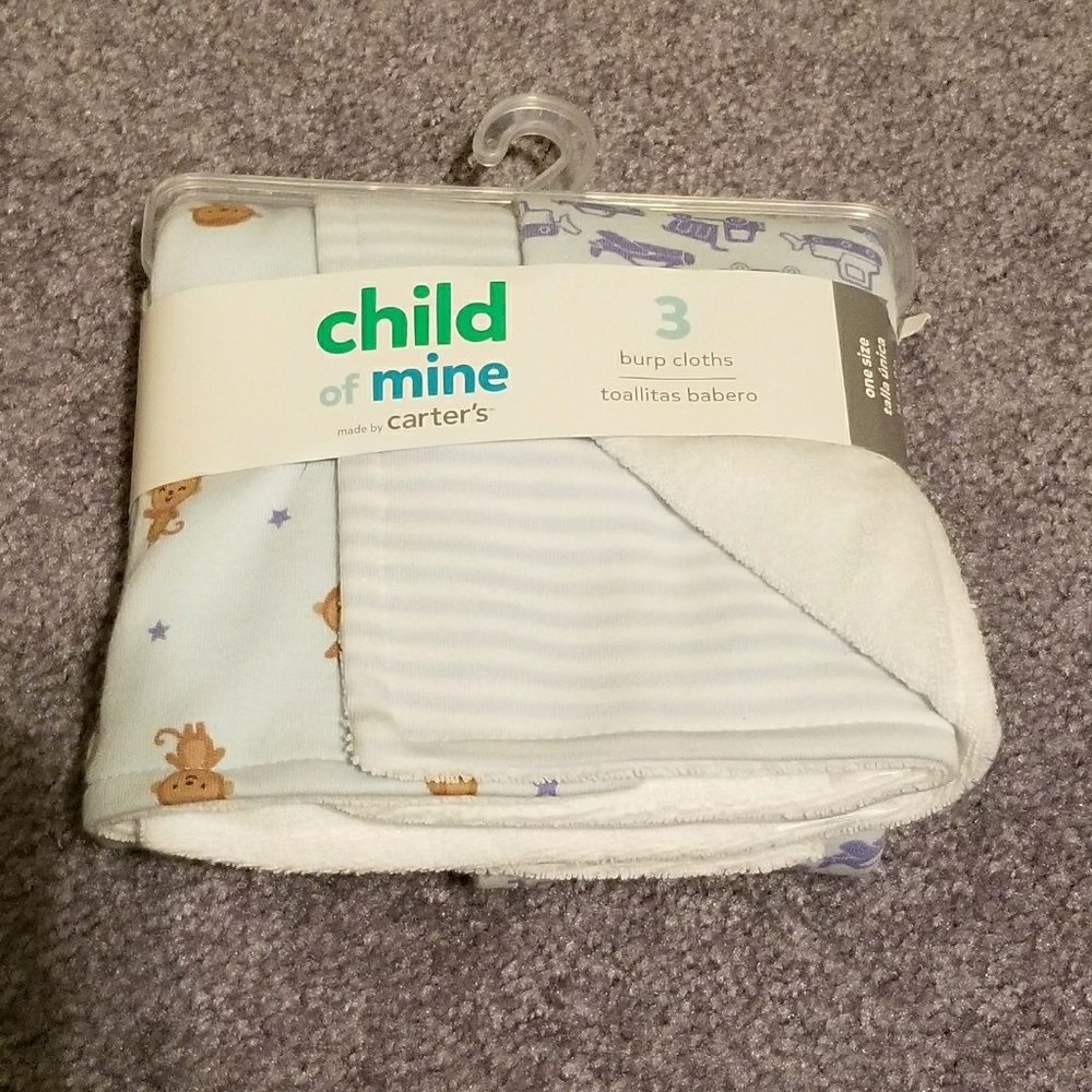 3 pack burp cloths